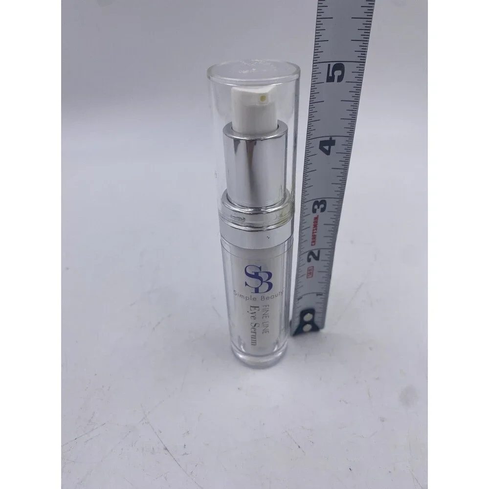 Simple Beauty Fine Line Eye Serum 0.5 Oz. New Cracked Lid